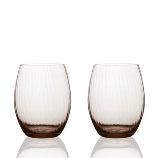Quinn Stemless Wine Glasses, Set of 2