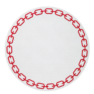 Red Chains Placemats, Set of 4