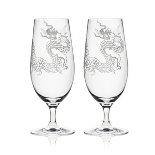 Dragon Footed Cocktail Glasses, Set of 2