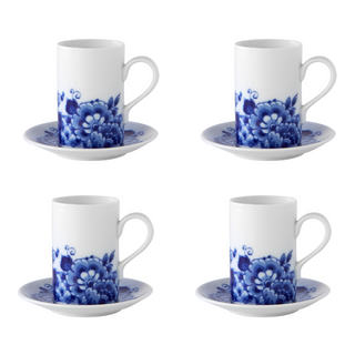 Marcel Wanders | Blue Ming Coffee Cup & Saucer, Set of 4