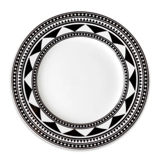 Fez Black Dinner Plate
