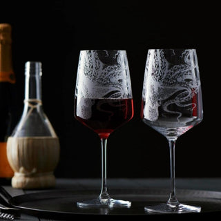 Octo Red Wine Glasses, Set of 2