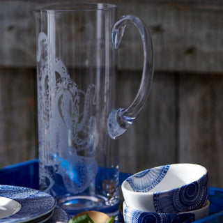 Octo Tall Glass Pitcher