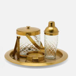 Sevasti Antique Brass Barware