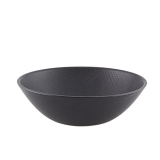 Tissé Black Cereal Bowl