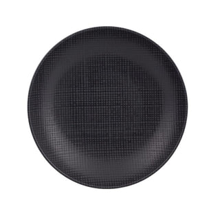 Tissé Black Pasta Plate