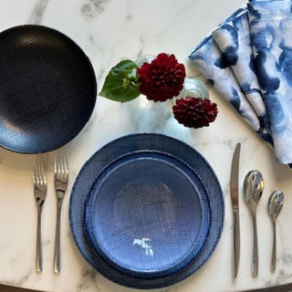 Tissé Blue 3-Piece Place Setting