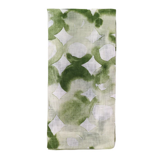 Greenish Watermark Linen Napkins, Set of 4